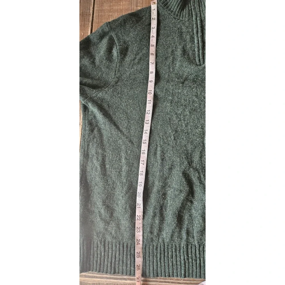 J. Crew Sweater Mens XL Forest Green Lambs Wool Grandpacore Gorp Preppy Heritage